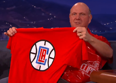 Steve Ballmer unveils LA Clippers logo