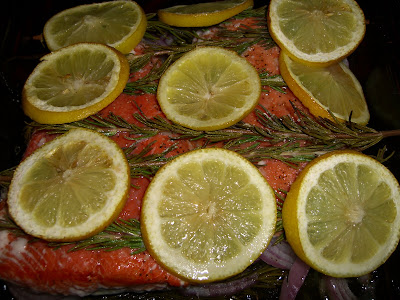  Culinary Rosemary on Roasted Rosemary Salmon