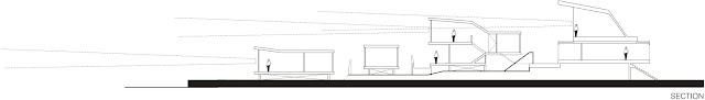 Section drawing of the resort