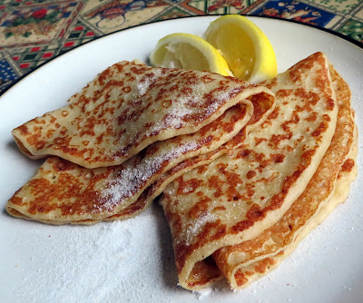 Crepes with Lemon & Sugar for Two