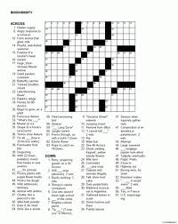 Printable Crossword Puzzles on Printable Crossword Puzzles Sample Of Free Printable Crossword Puzzles