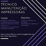 TÉCNICO MANUTENÇÃO IMPRESSORAS 