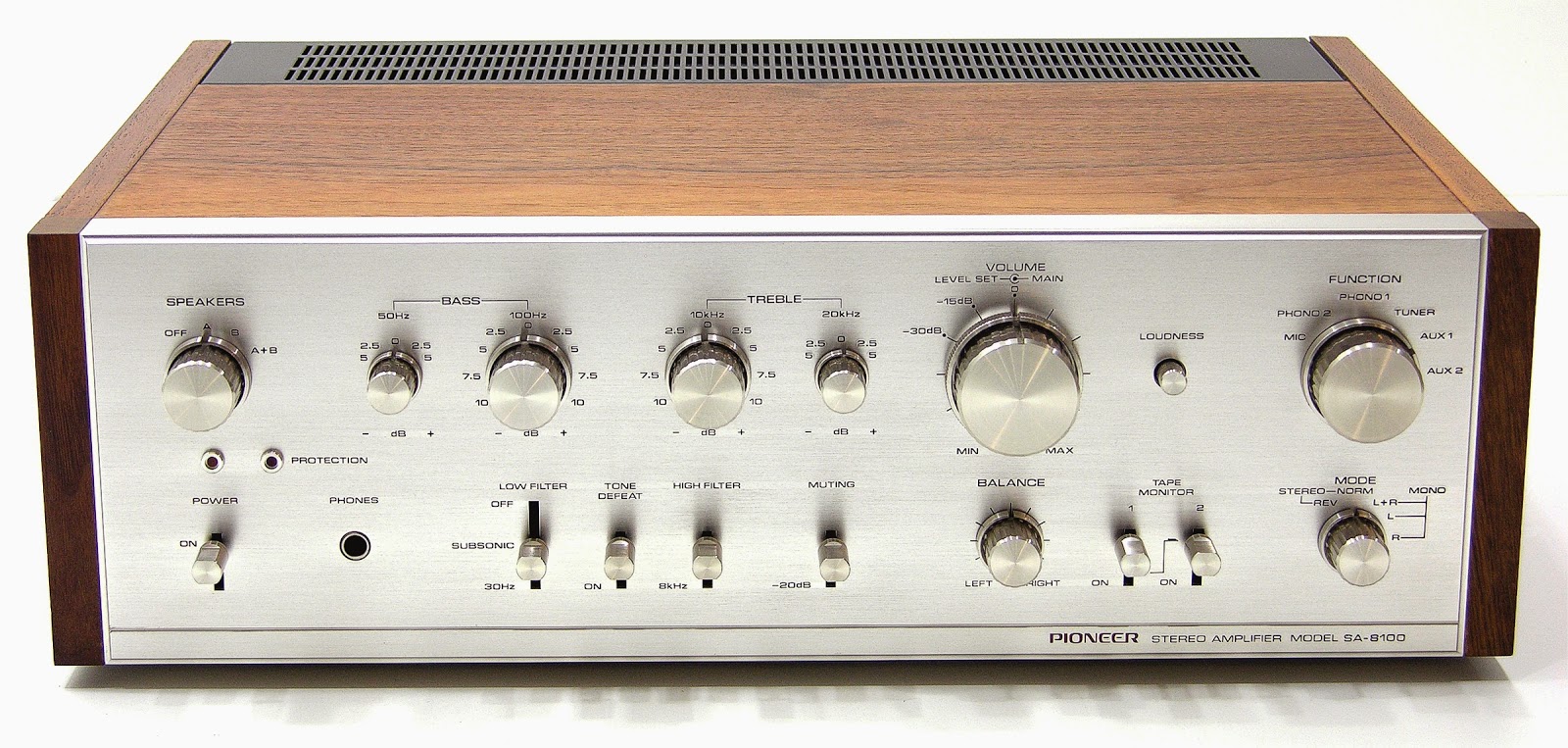 Golden Age Of Audio Pioneer SA 8100 Vintage Stereo Amplifier