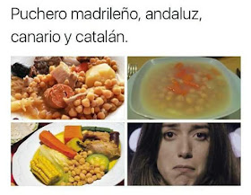 Puchero, madrileño, andaluz, canario, catalán