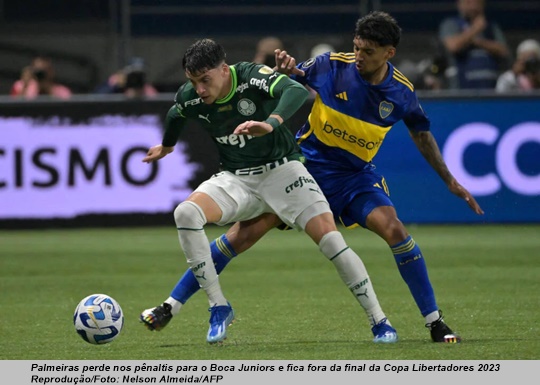 Palmeiras perde nos pênaltis para o Boca Juniors e está fora da Libertadores