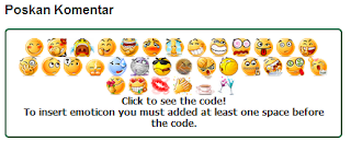 Cara menambahkan emoticons pada komentar blogger