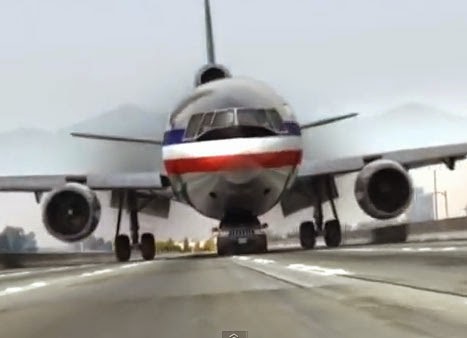 Airplane Landing on Highway [Funny]