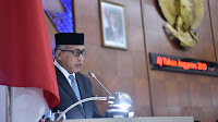 Plt Gubernur Sampaikan Nota Keuangan  RAPBA Perubahan Tahun 2019 di Paripurna DPRA