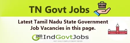 TN Govt Jobs