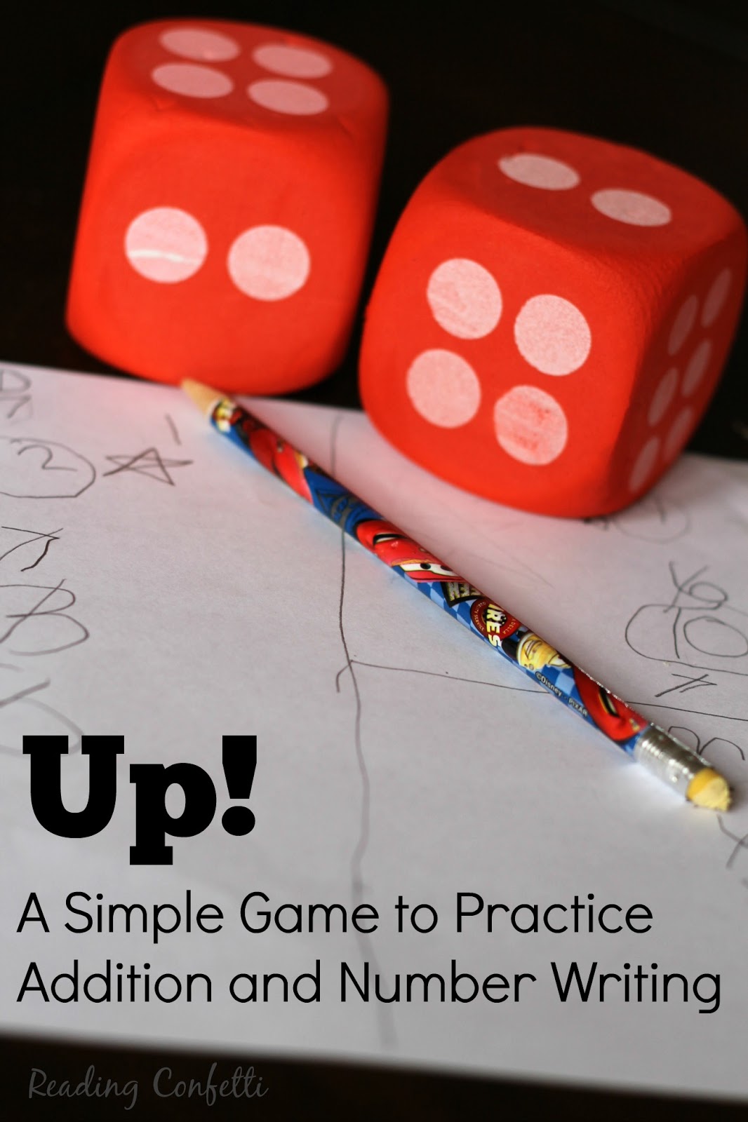 Up: A Game to Practice Addition and Number Writing
