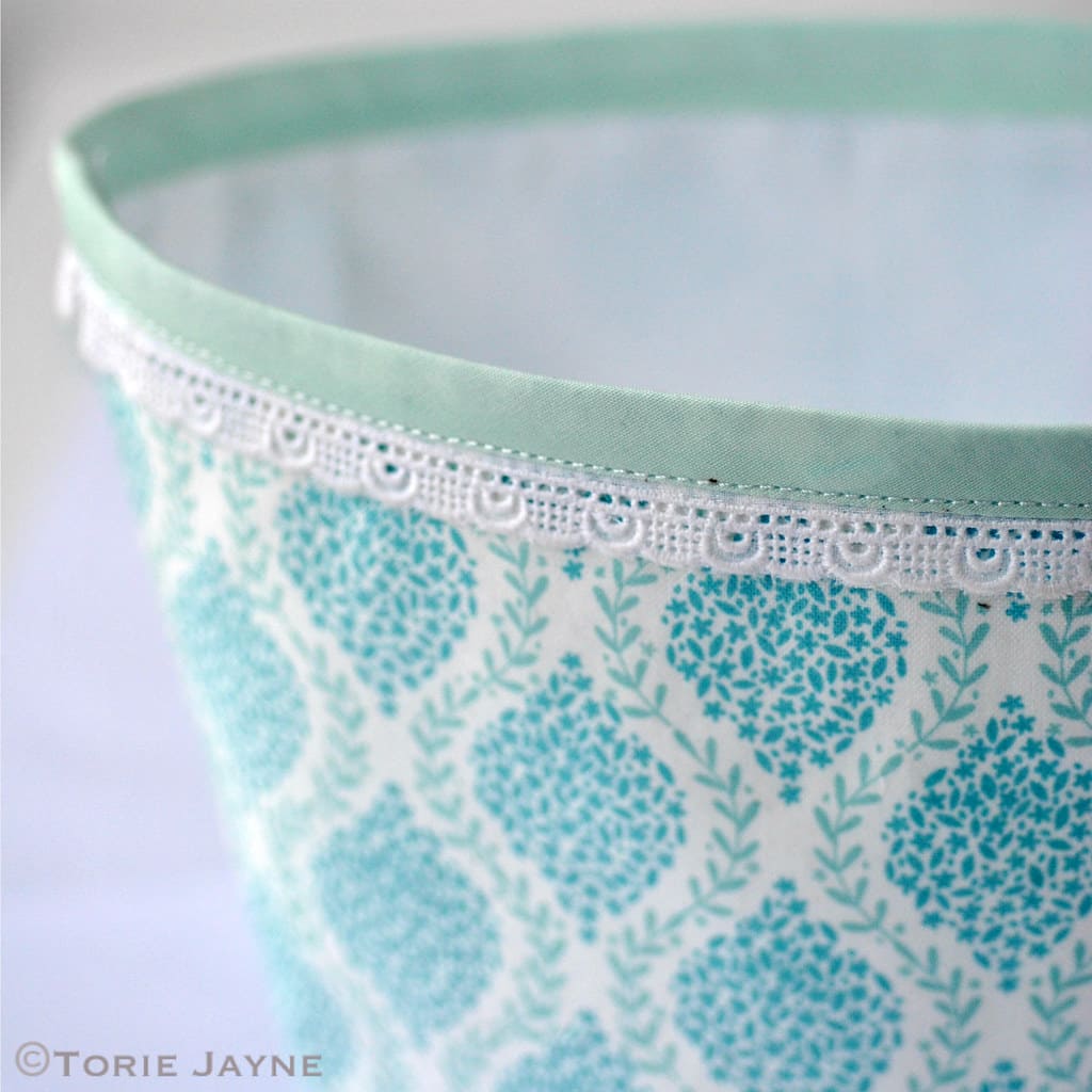 Fabric Basket DIY Tutorial