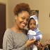 Maje Ayida's babymama Anita shares a throwback photo of herself & their son