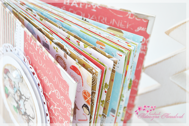 album bożonarodzeniowy, świąteczny, scrapbooking