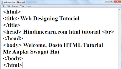 Html Program