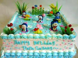 Gambar Kue Ulang Tahun Doraemon dan Teman-Teman