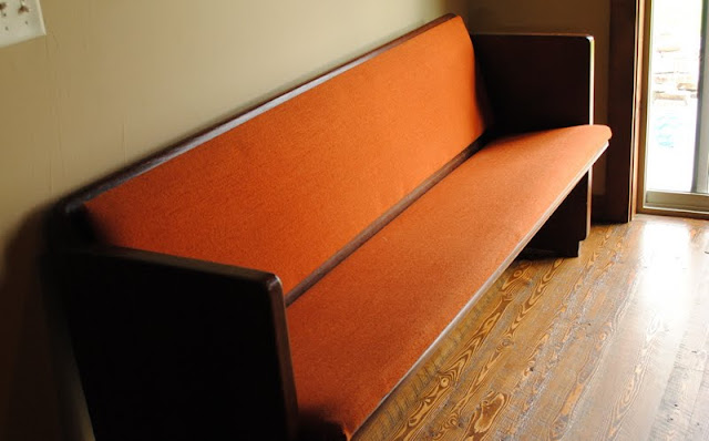 The before mentioned church pew