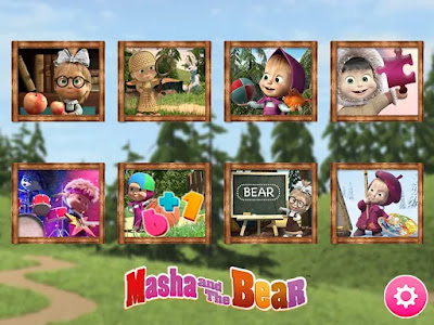 Masha and the Bear Educational Games لعبة ماشا والدب للصغار لعبة الأطفال الممتعة