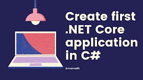 Create .NET Core application in C#