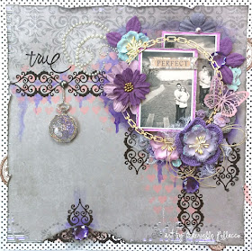 Scrapbook Page by Gabrielle Pollacco using Bo Bunny Penny Emporium