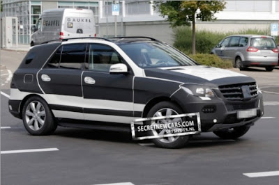New Spy Photos 2012 Mercedes ML and details
