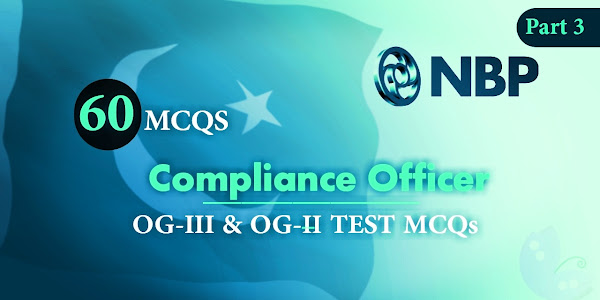 NBP Compliance Officer MCQs Part 3