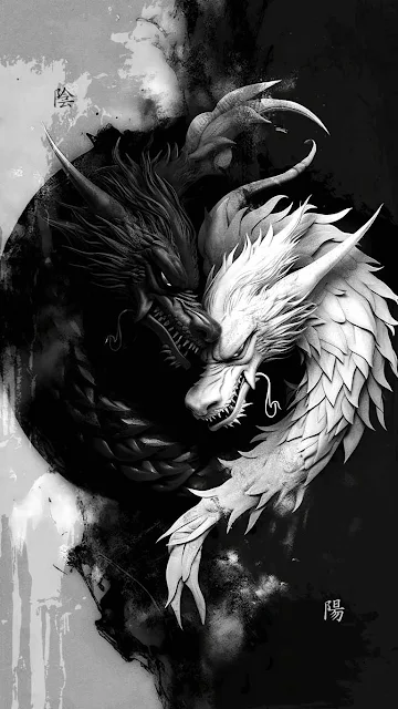 Yin Yang Dragon Iphone Wallpaper is a free high resolution image for Smartphone iPhone and mobile phone.