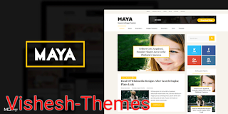 Maya - Professional Blog Style Blogger Template