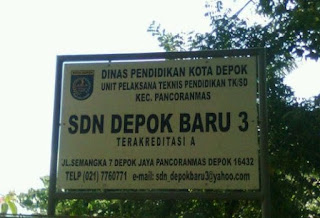 SDN Depok Baru 3, salah satu SD negeri favorit di Depok