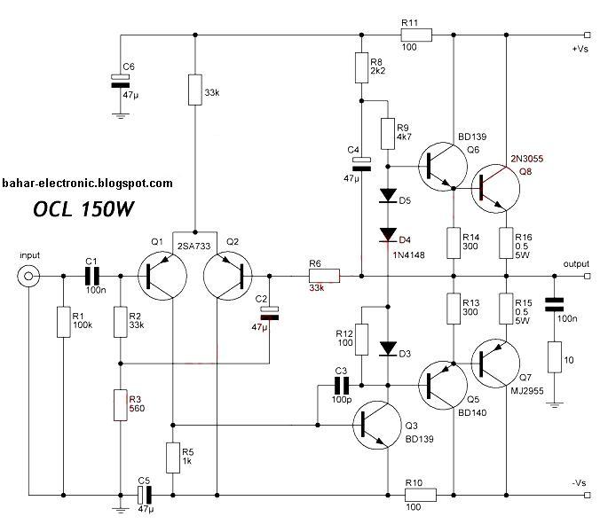 BAHAR ELECTRONIC: CARA MODIF OCL 150 WATT AGAR R 10K TIDAK 