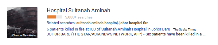 Kebakaran Di Rumah Sakit Johor Bahru Menewaskan 6 Pasien