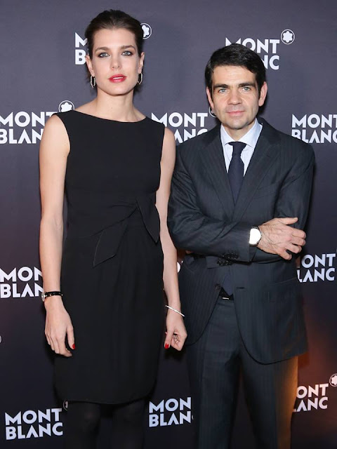 Charlotte Casiraghi a dinner at the President Wilson Hotel 