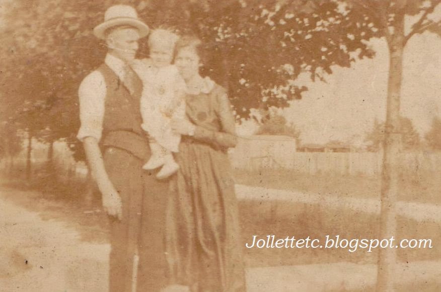 Clifton and Mae Holland with John  http://jollettetc.blogspot.com