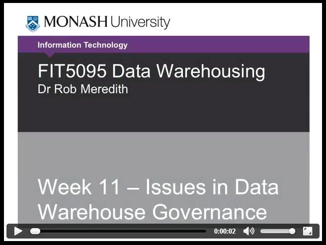  Datawarehose Governance