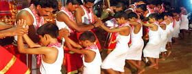 kuthiyottam is a traditional ritual art form performed during the bharani celebrations at Chettikulangara Devi Temple