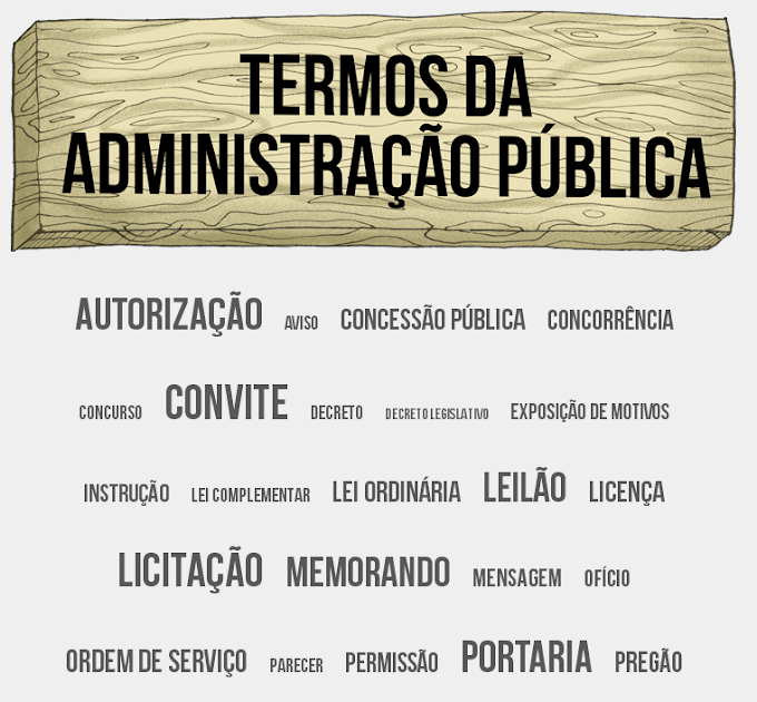 Entenda os termos mais usados na administração pública