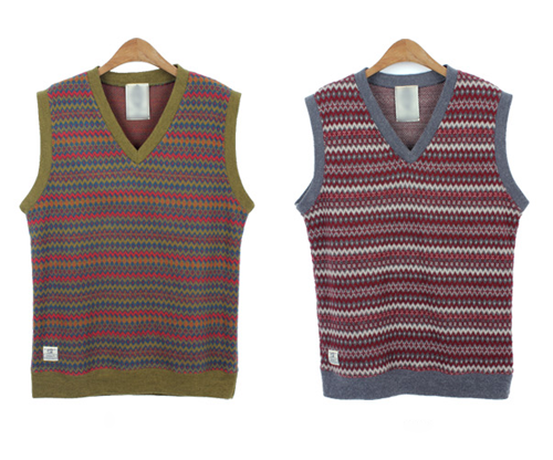 Korean Zig Zag Sweater Vest