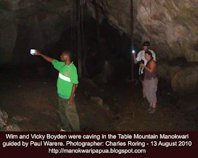 Belgian tourists in Manokwari