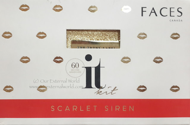 FACES it Kit - Scarlet Siren, faces cosmetics, The Trunk Label