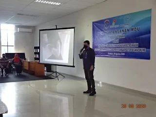 Penandatangan MoU antara PT Medco E&P Tarakan dengan Dinas Arsip dan Perpustakaan Daerah Kota Tarakan