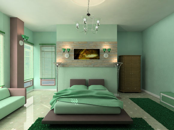 contemporary bedroom interior