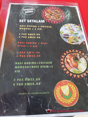 Set Menu Talam