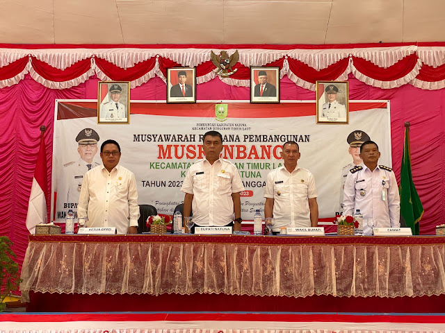 Ketua DPRD Natuna Hadiri Musrenbang Tingkat Kecamatan Bunguran Timur Laut