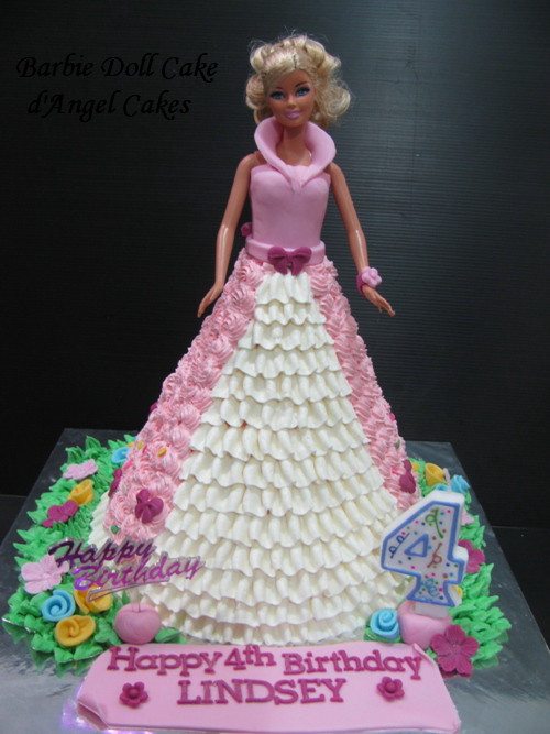 barbie doll cake. Barbie Doll Cake for Lindsey