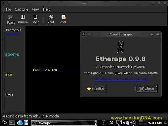 etherape about