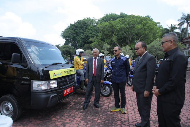 PT Inalum Persero Berikan Bantuan Betor dan Mobil Pengangkut Sampah kepada Pemkab Asahan