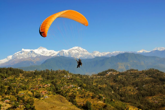 Paragliding in Nepal