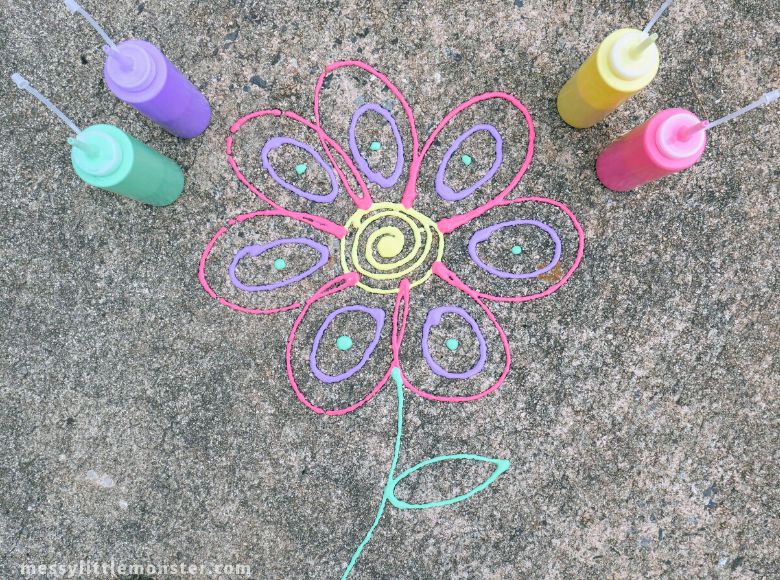 homemade outdoor puffy paint recipe
