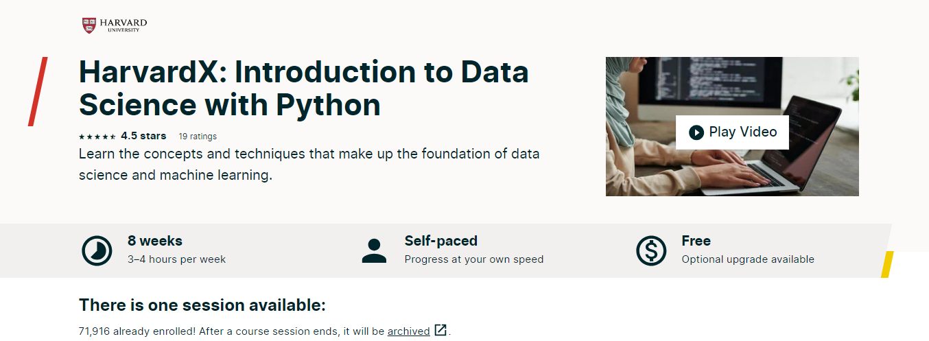 HarvardX: Introduction to Data Science with Python ~ Computer Languages ...