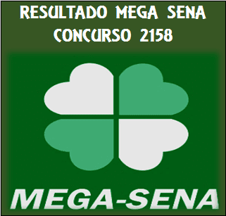 Sorteio 2158 resultado da mega sena