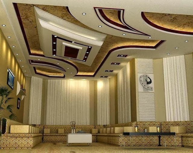 luxury suspended false ceiling for living room